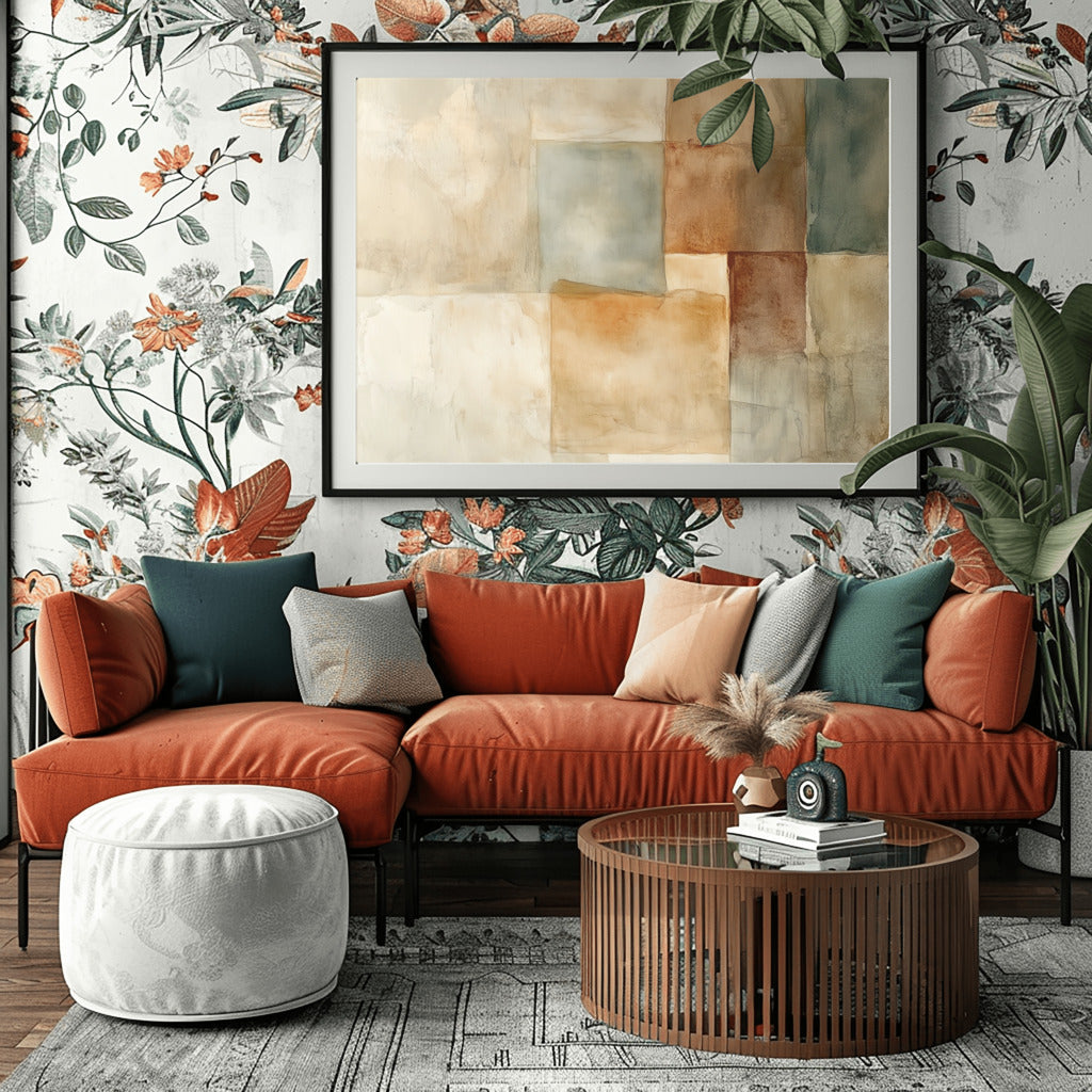 Nature’s Whisper Earthy Boho Abstract
