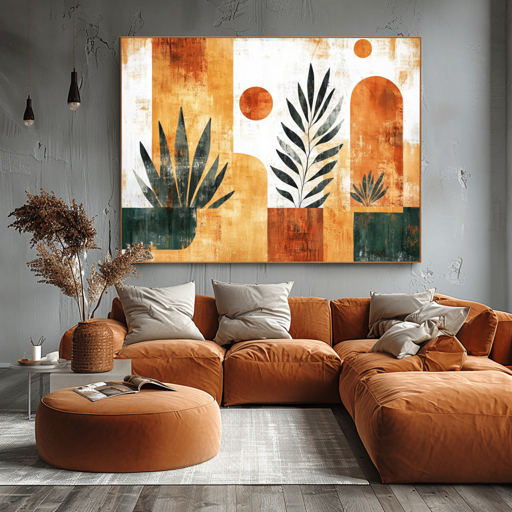 Boho Breeze Earthy Abstract Patterns