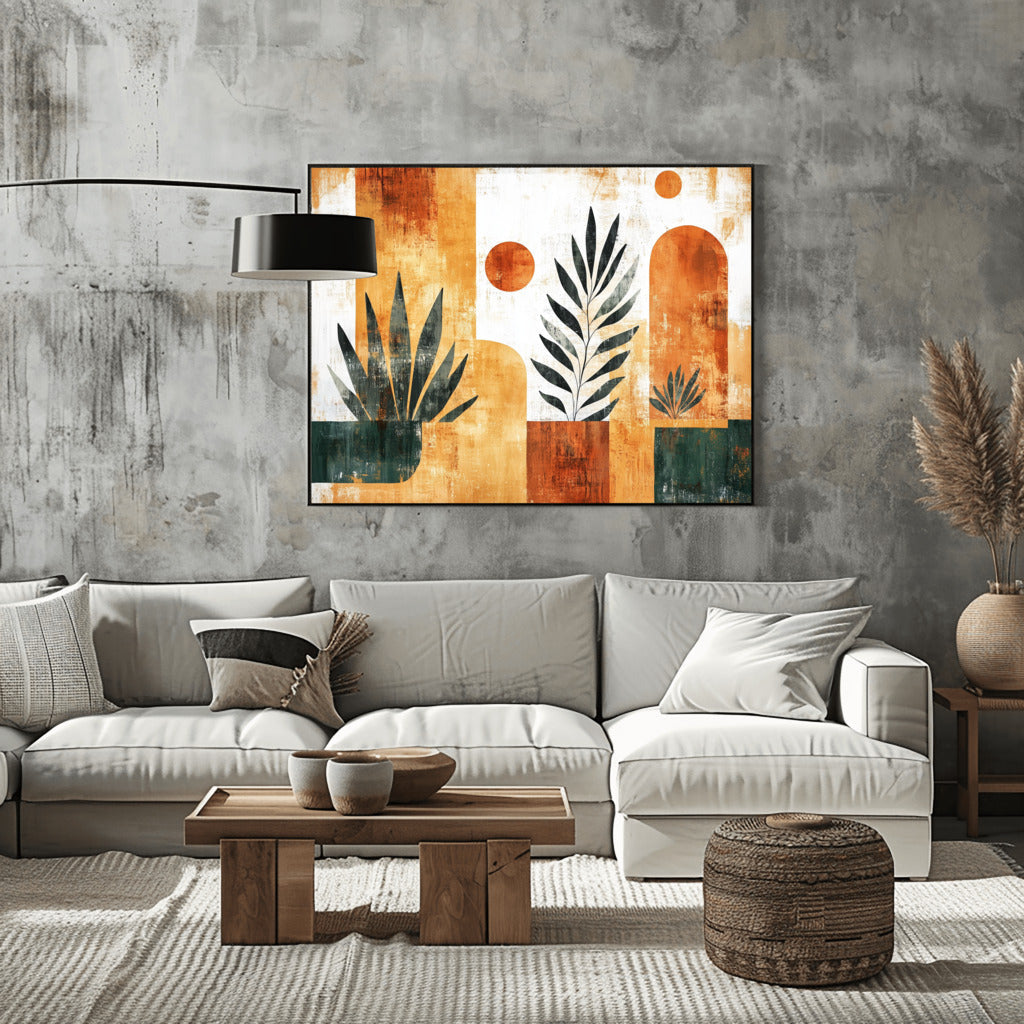 Boho Breeze Earthy Abstract Patterns