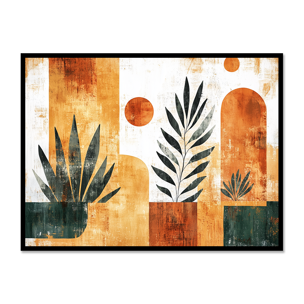 Boho Breeze Earthy Abstract Patterns