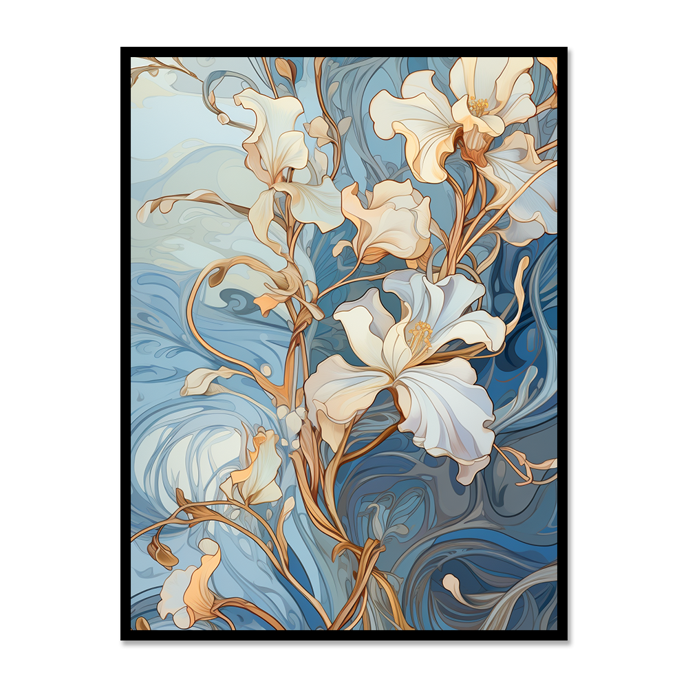 Art Nouveau Botanical Elegance