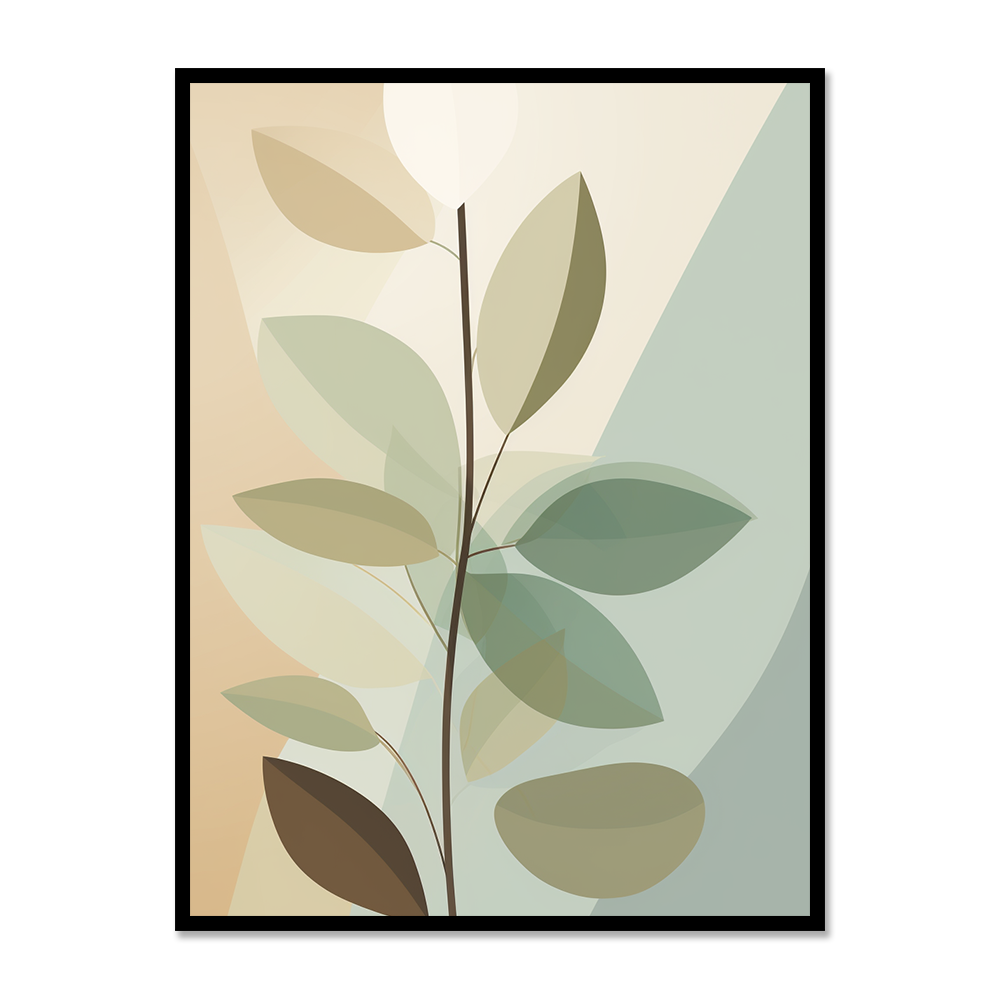 Minimalist Leaf Design Art