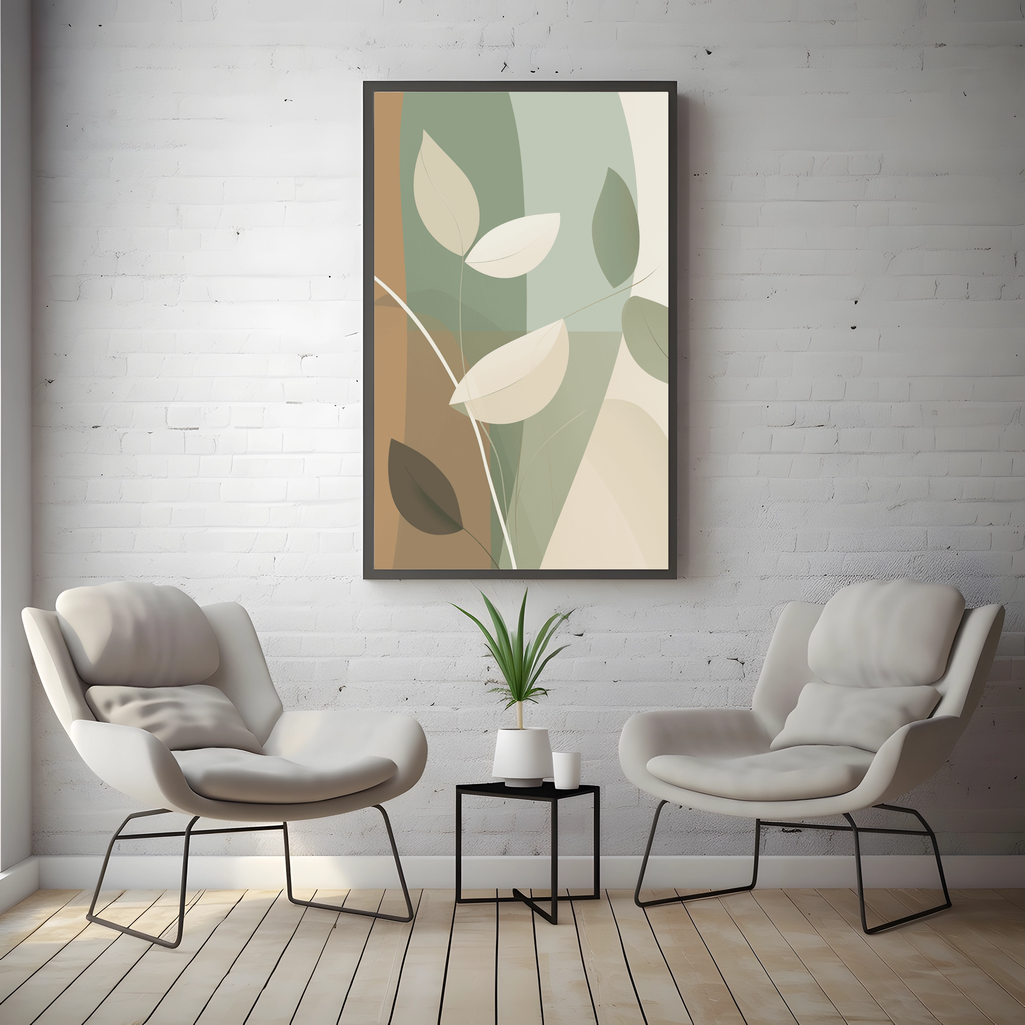 Simple Botanical Leafy Patterns - PrintKloud