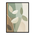 Simple Botanical Leafy Patterns Canvas for Bedroom