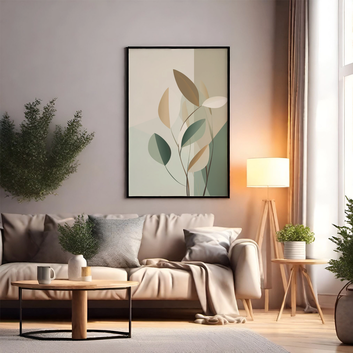Minimal Botanical Elegance - PrintKloud