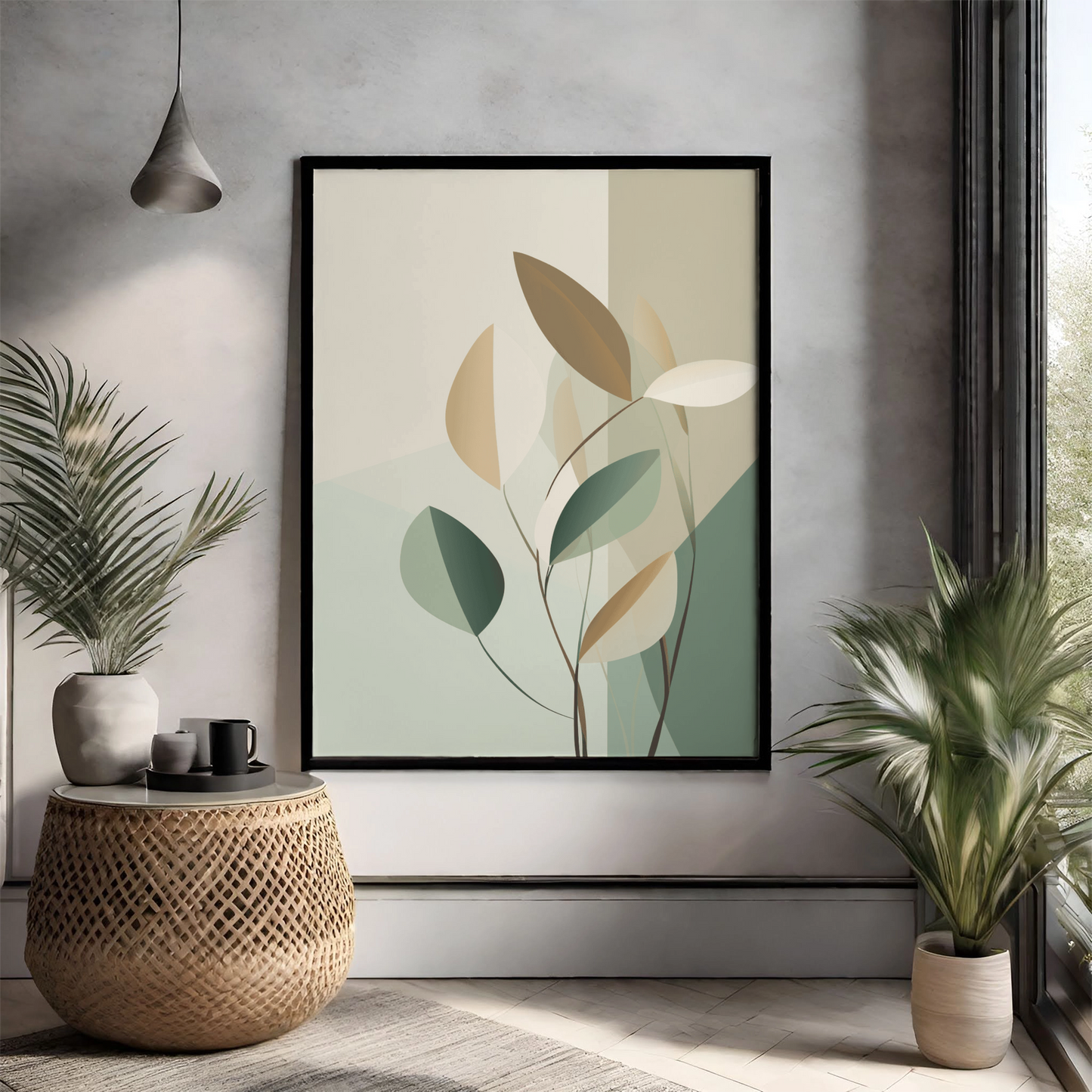 Minimal Botanical Elegance - PrintKloud