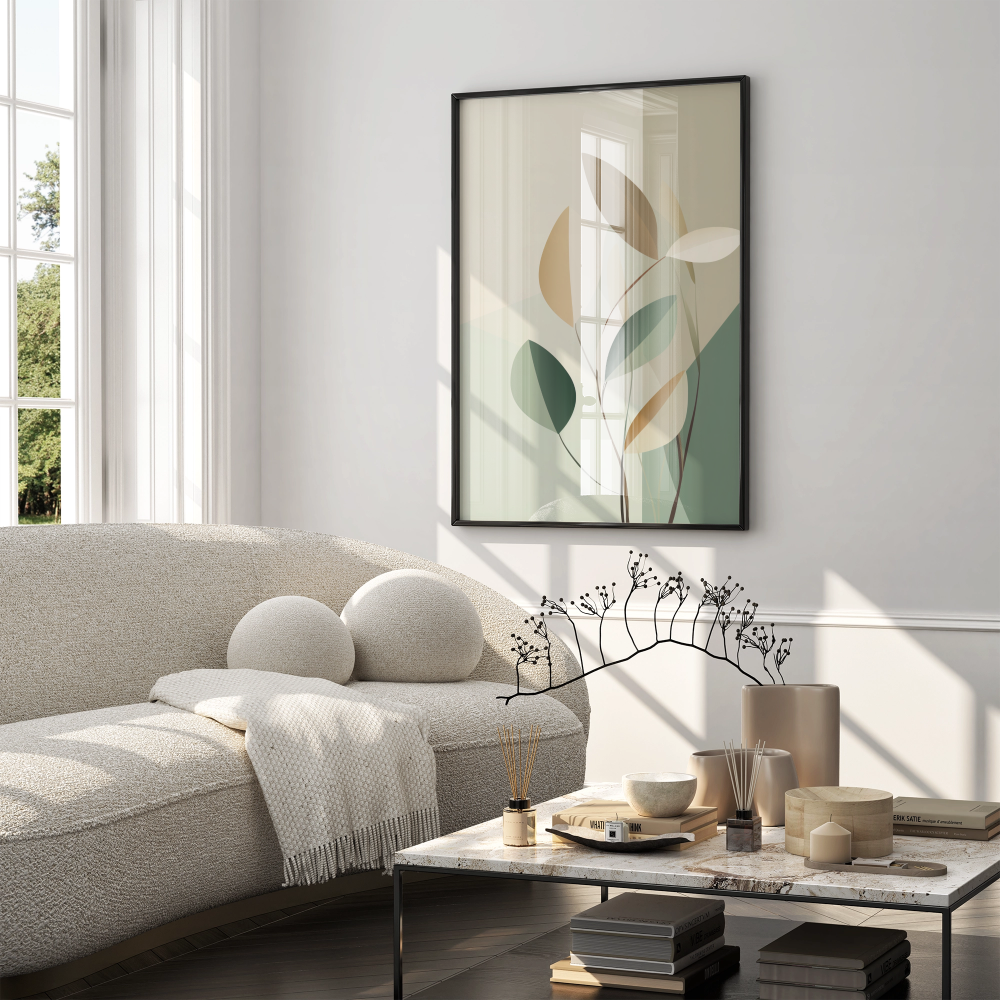 Minimal Botanical Elegance - PrintKloud