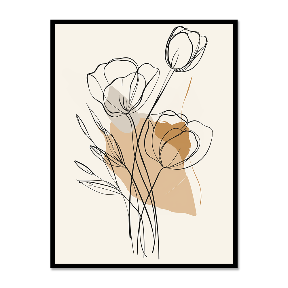Botanical Linework Art