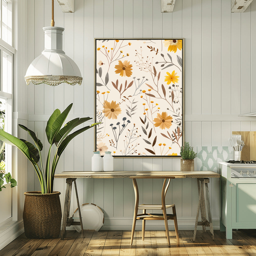 Minimalist Blossom Harmony - PrintKloud