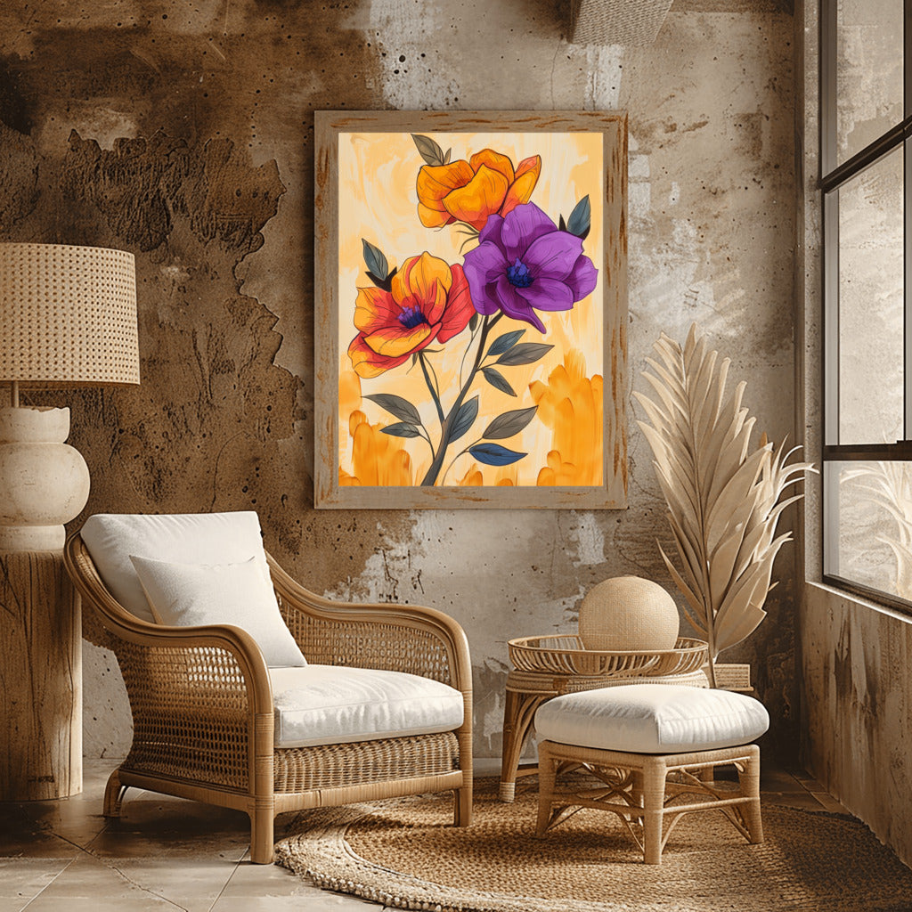Modern Blooming Spectacle - PrintKloud
