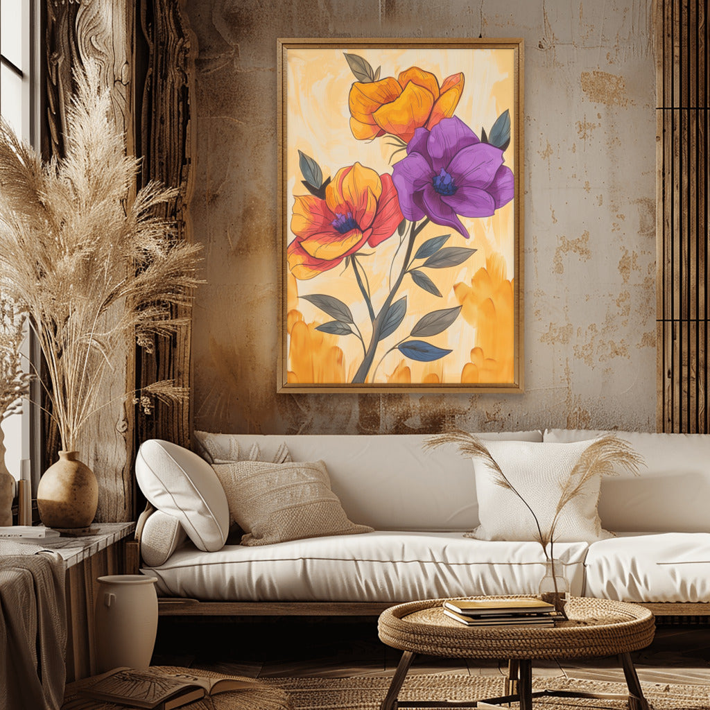 Modern Blooming Spectacle - PrintKloud
