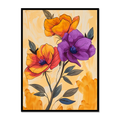 Modern Blooming Spectacle Canvas for Living Room