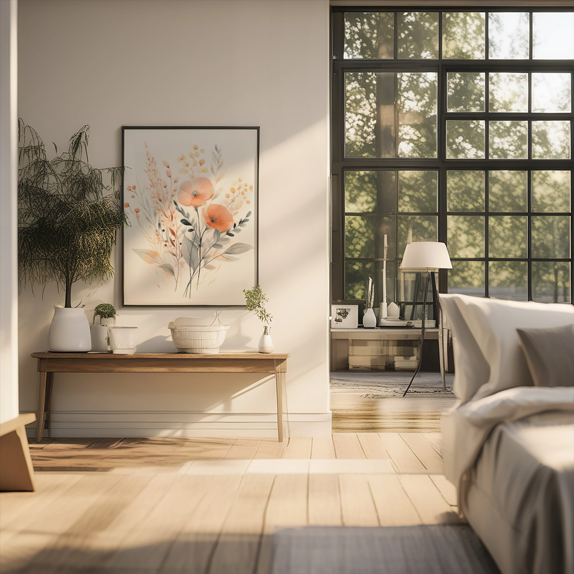 Pastel Botanical Harmony - PrintKloud