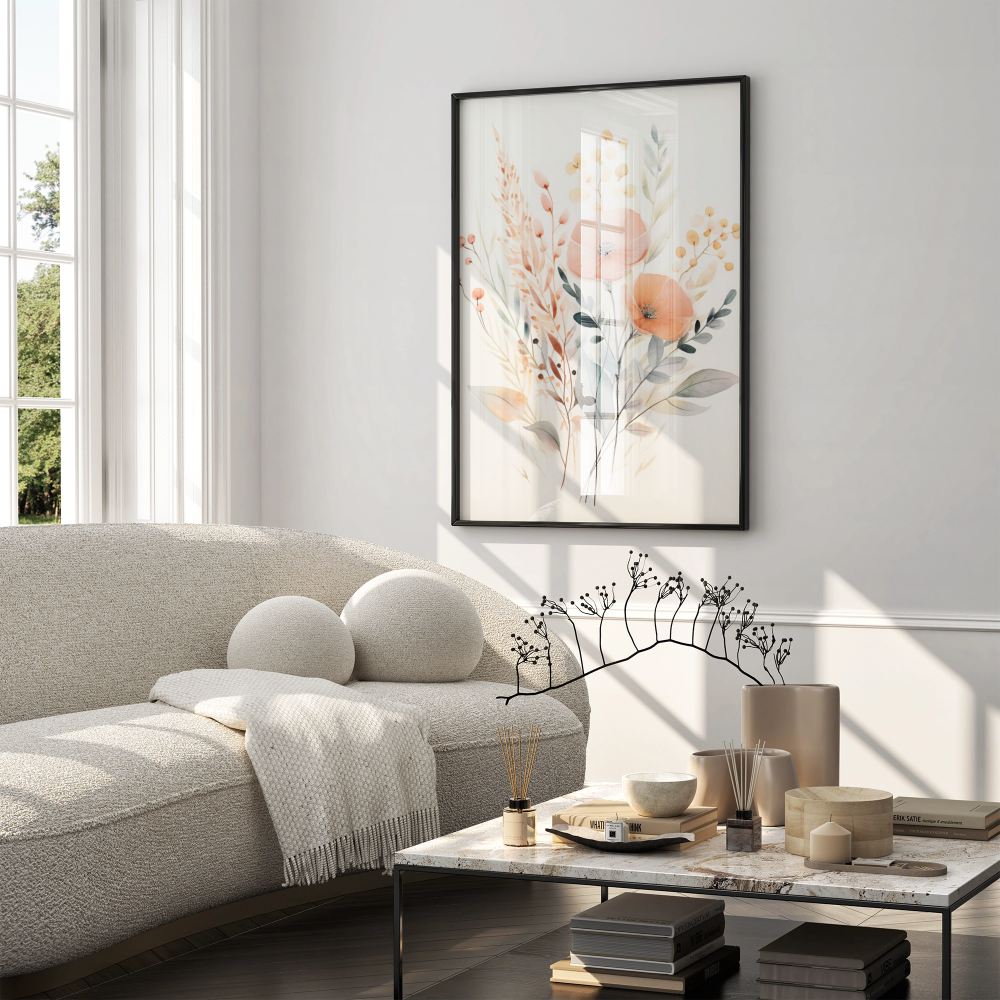 Pastel Botanical Harmony - PrintKloud