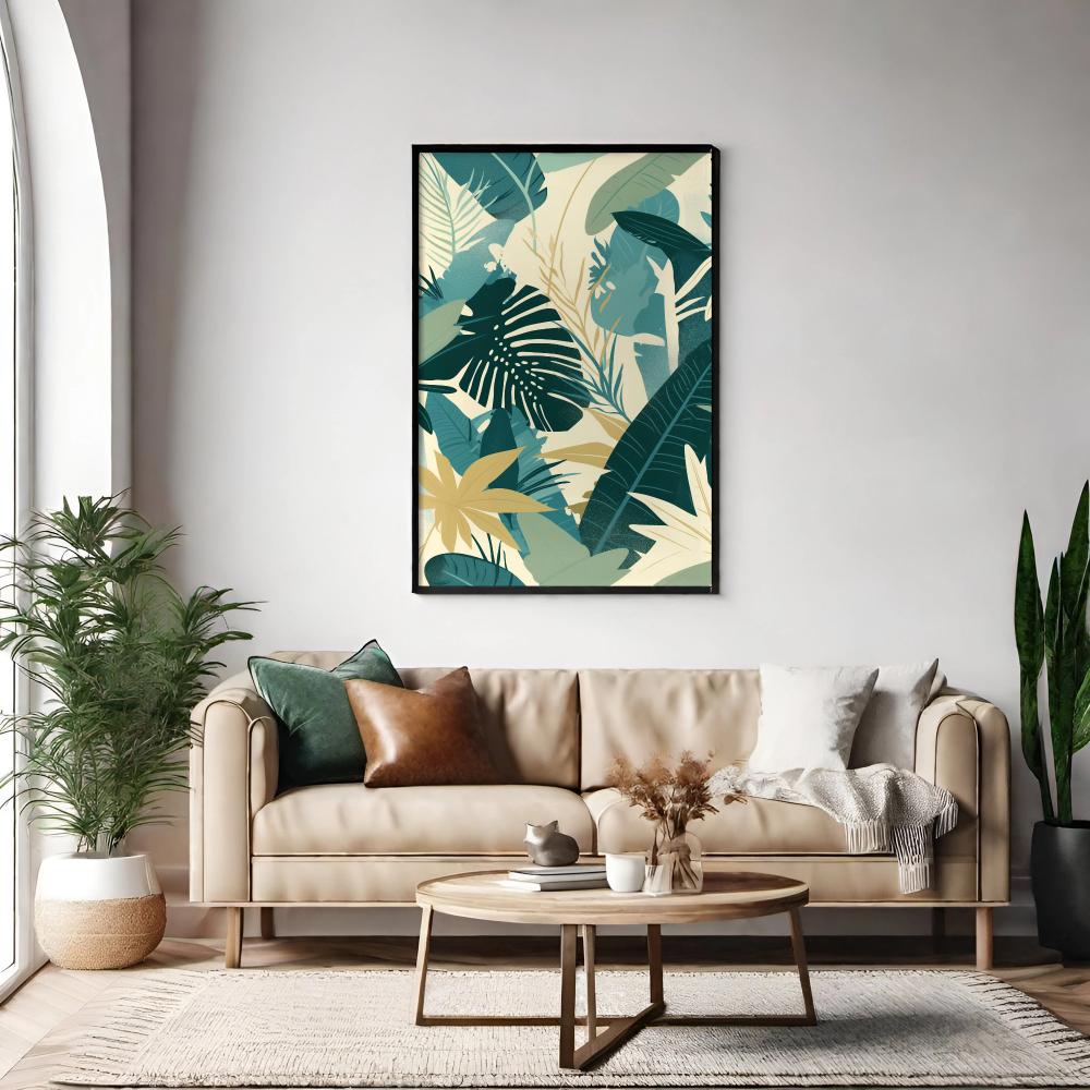 Verdant Leaf Harmony - PrintKloud