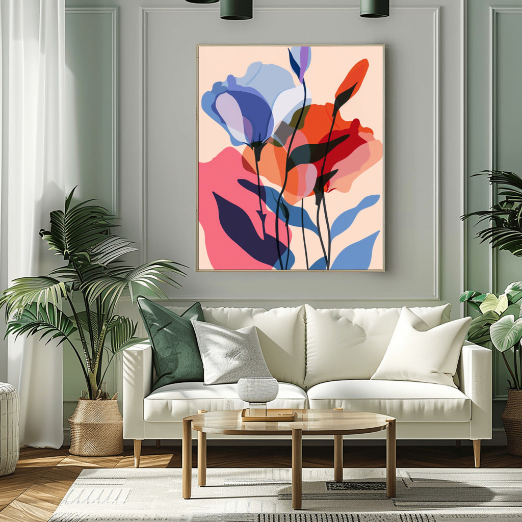 Floral Elegance Artwork - PrintKloud