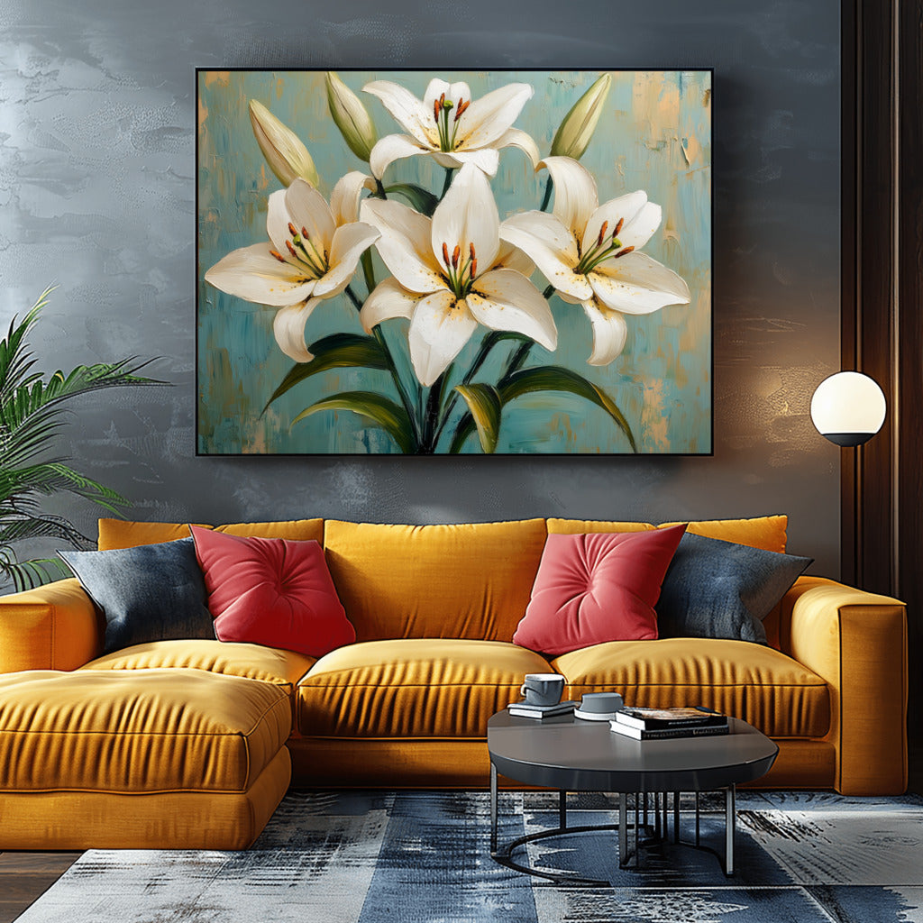 Serene Lily Acrylic Flow