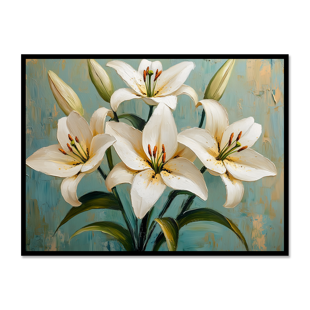 Serene Lily Acrylic Flow