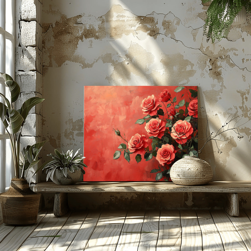 Rose Radiance in Acrylic