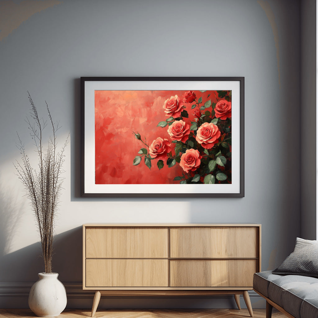 Rose Radiance in Acrylic