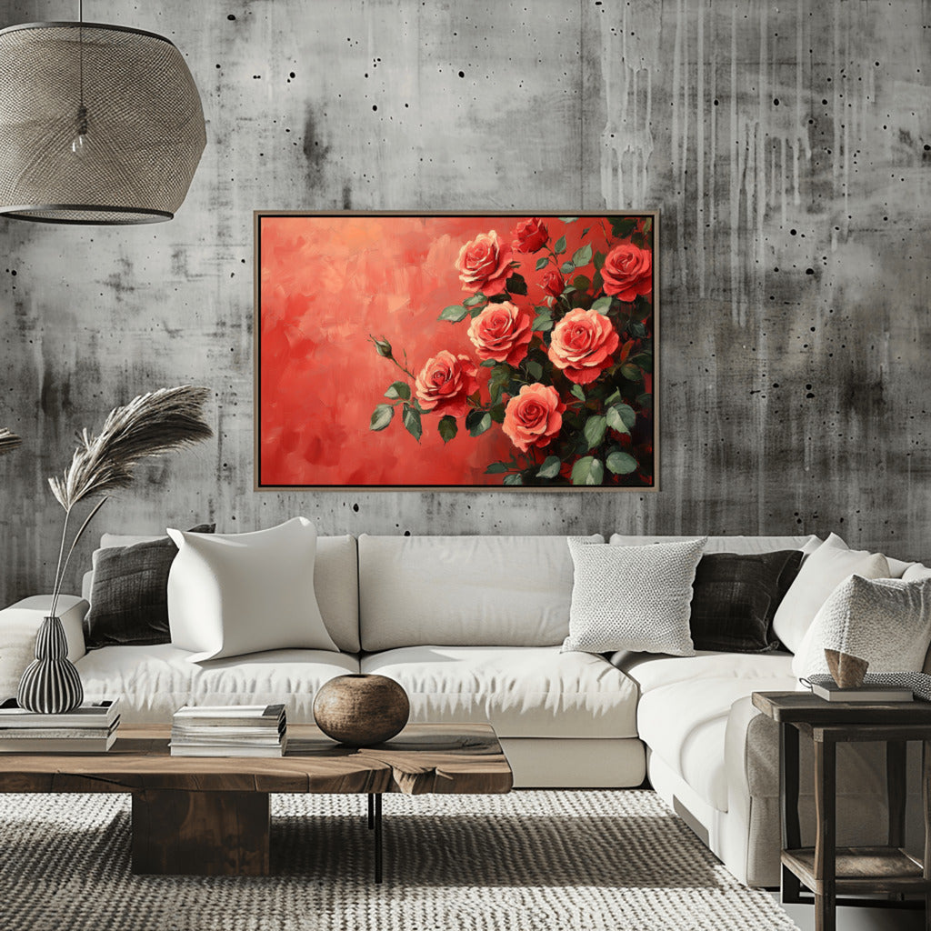 Rose Radiance in Acrylic