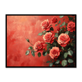 Rose Radiance Acrylic Canvas for Bedroom