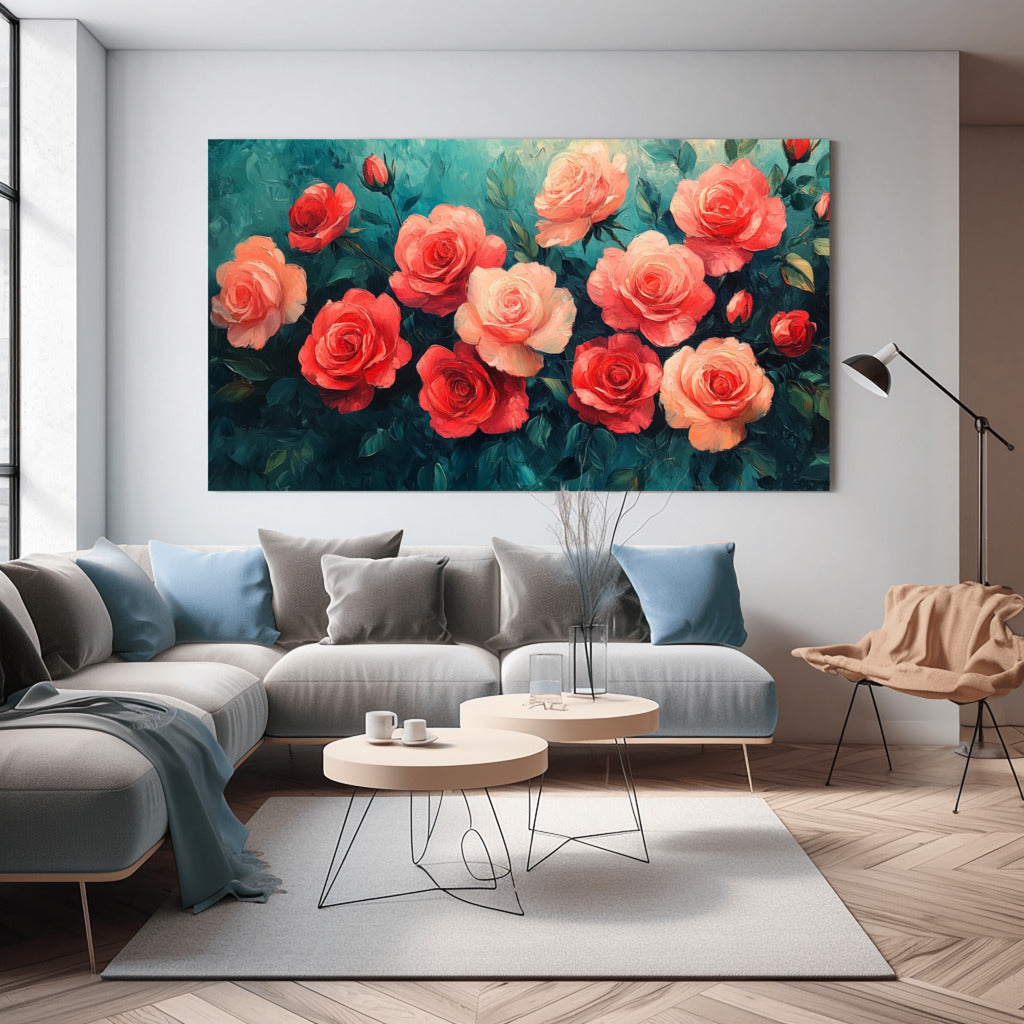 Rose Glow in Acrylic Dreams