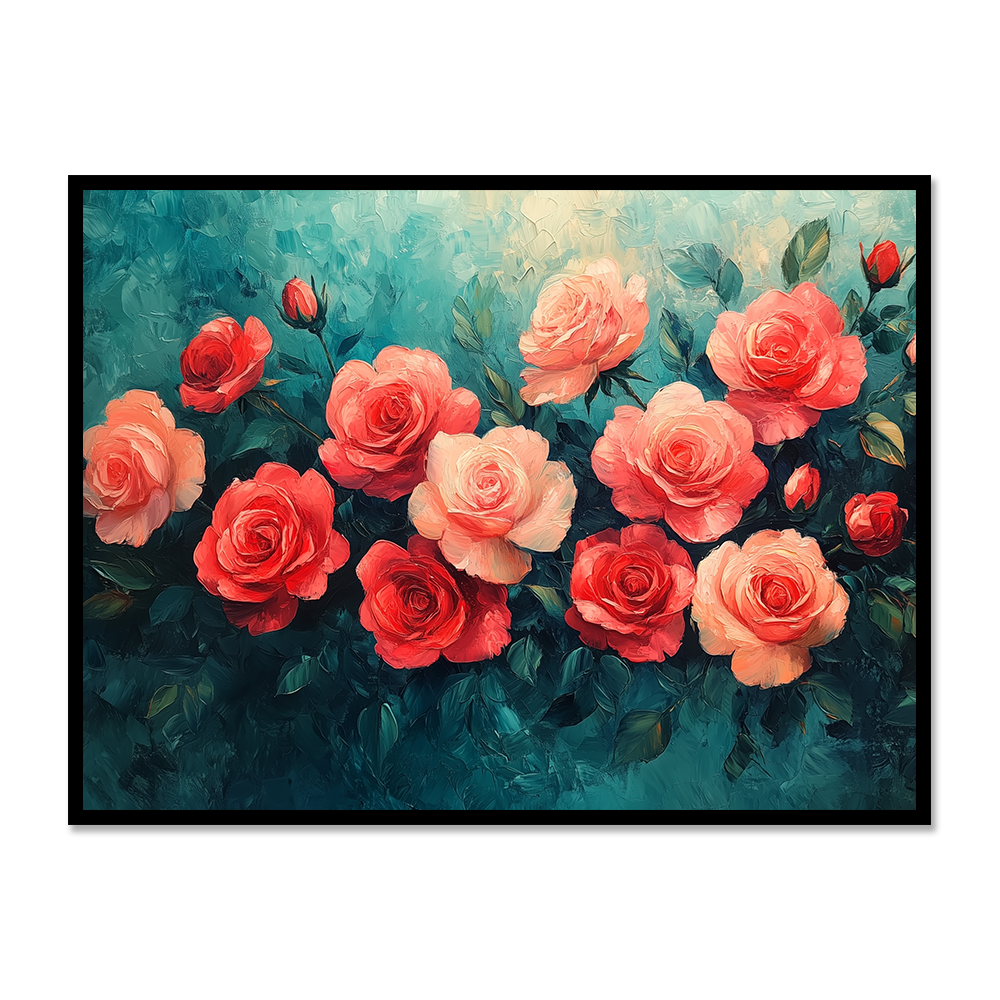 Rose Glow in Acrylic Dreams