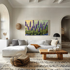 Lavender Dreams: Acrylic Blooms
