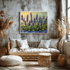 Lavender Dreams: Acrylic Blooms