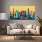 Iconic NYC Skyline Art - PrintKloud