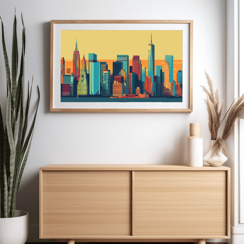 Iconic NYC Skyline Art - PrintKloud