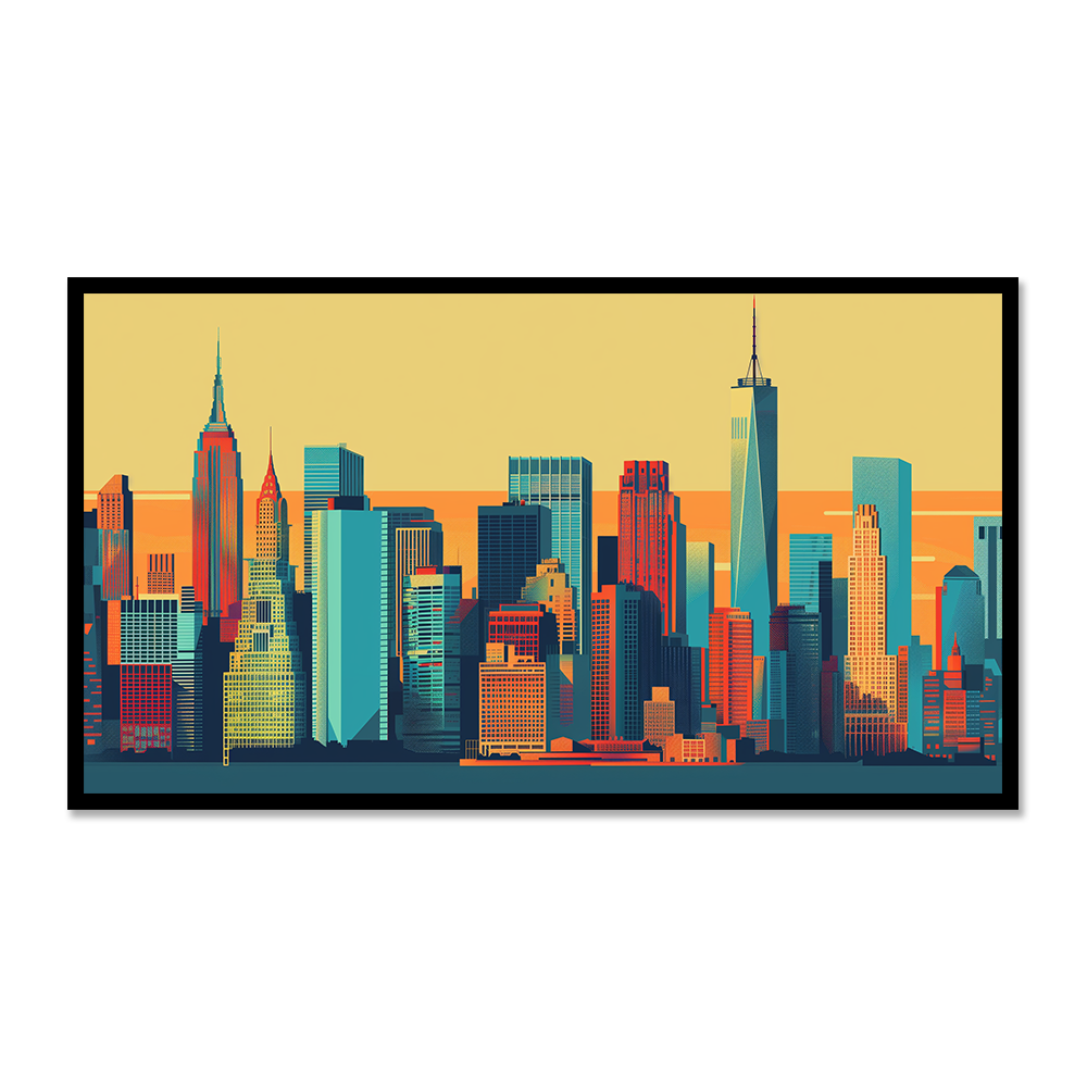 Iconic NYC Skyline Art