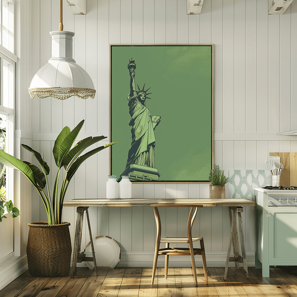 Liberty Torch Art - PrintKloud