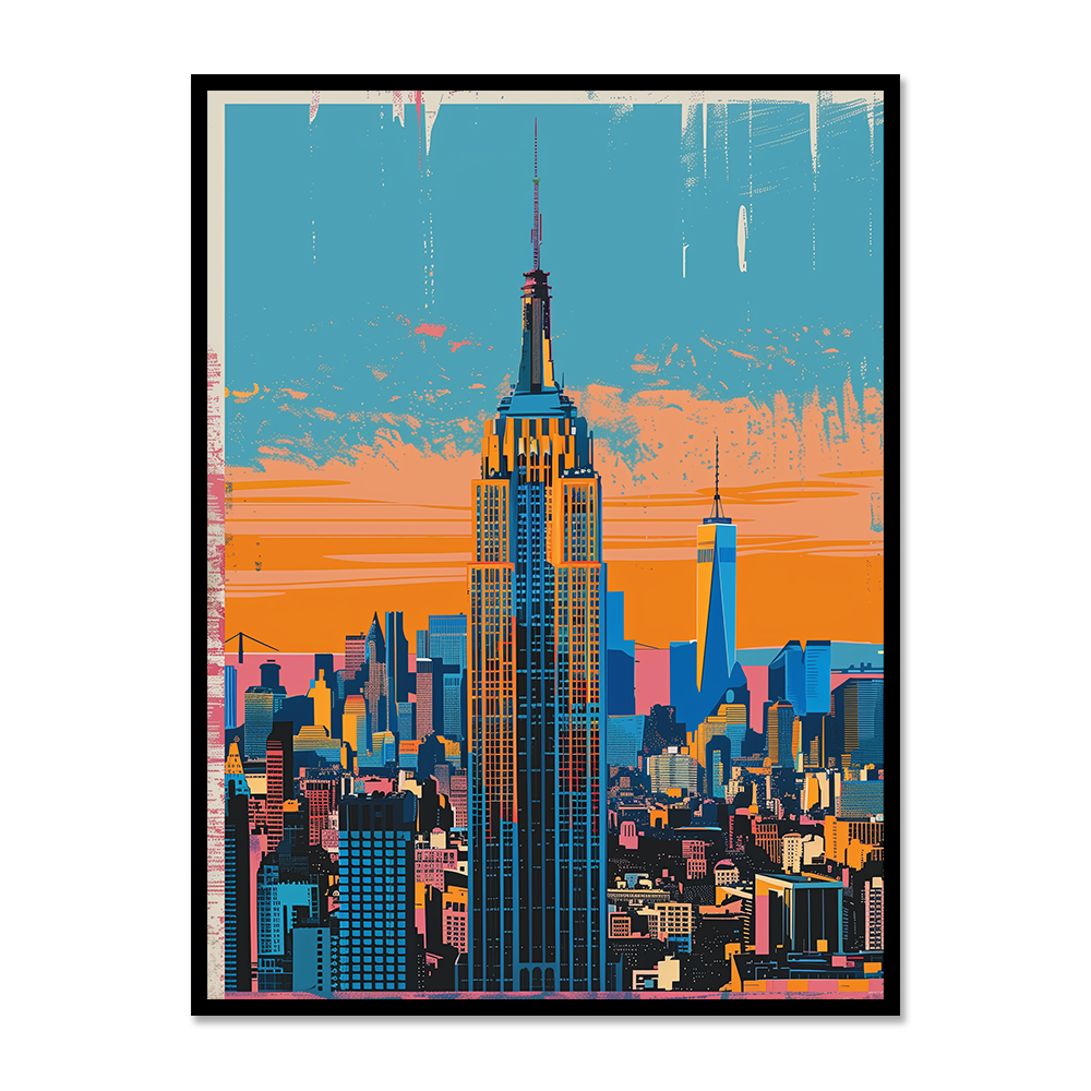 Majestic New York Scene - Vastu Painting for Gains and Support