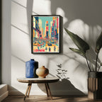 Times Square Lights Cityscape Print - PrintKloud