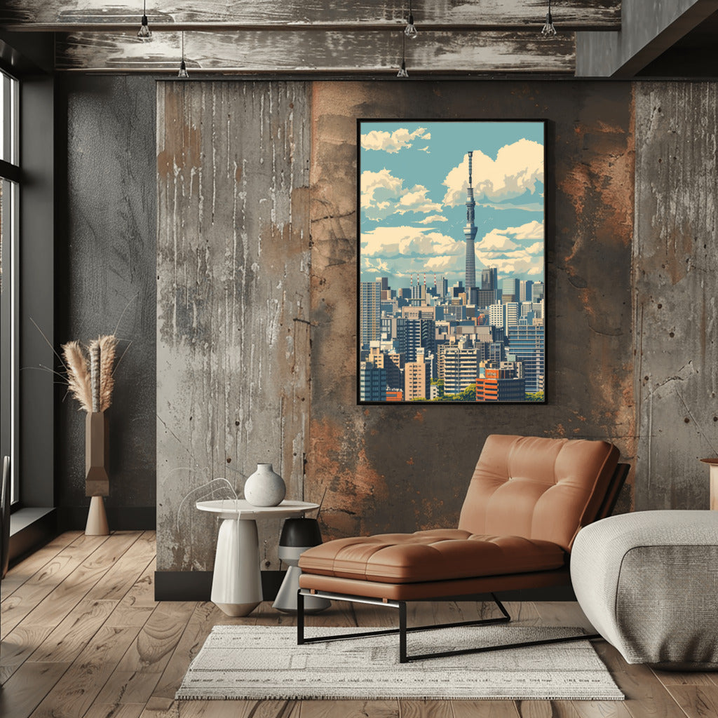 Iconic Tokyo Skyline - PrintKloud