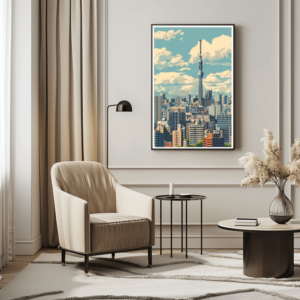 Iconic Tokyo Skyline - PrintKloud