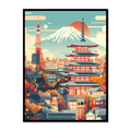 Kyoto Tranquil Streets Canvas for Living Room