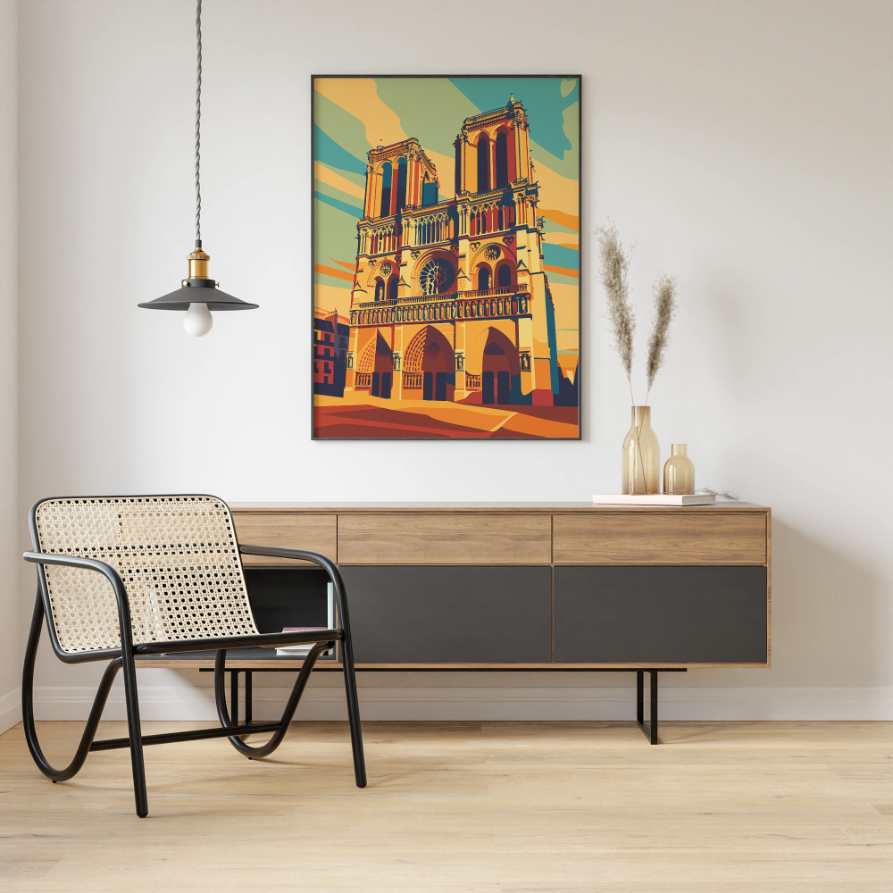 Majestic Notre Dame Scene - PrintKloud