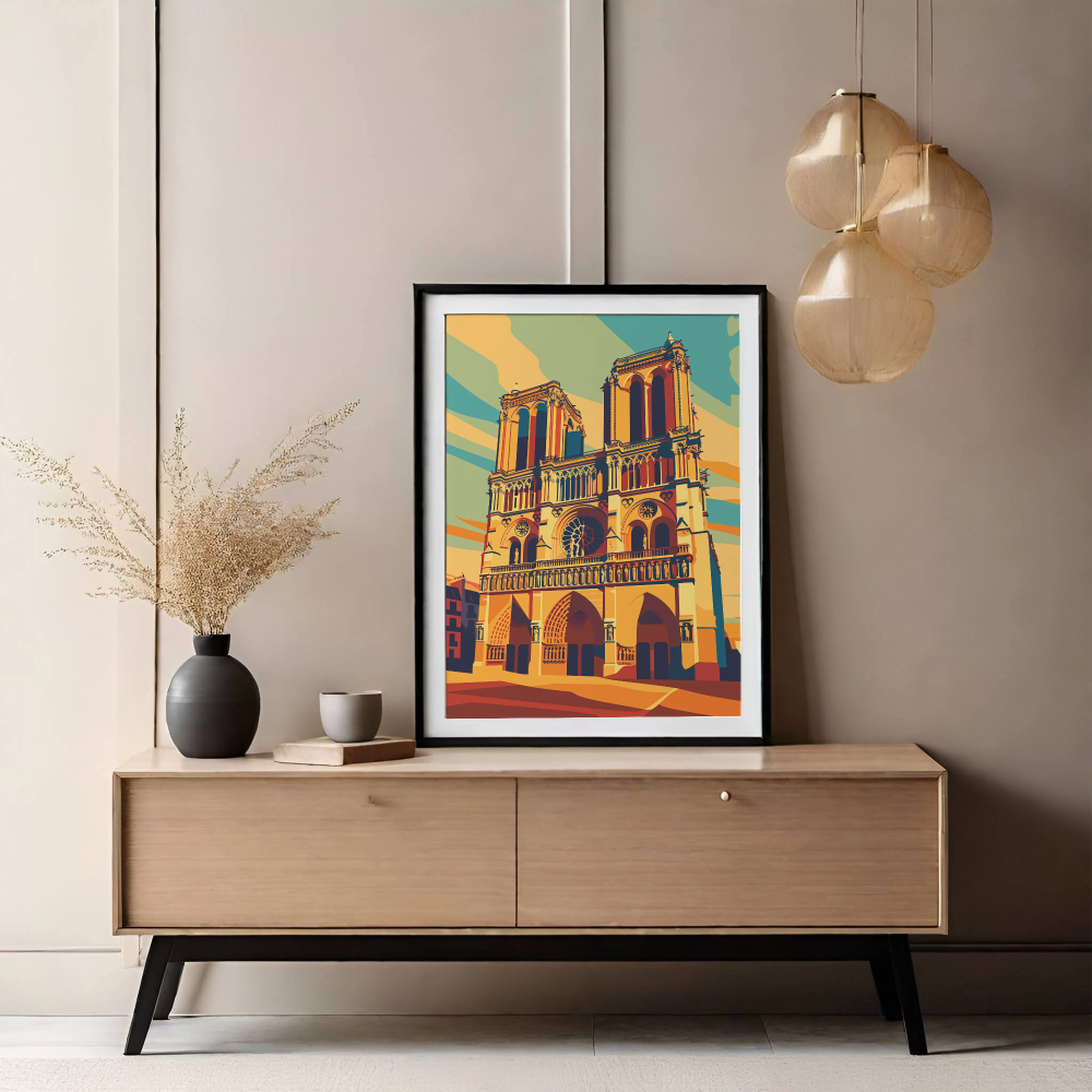 Majestic Notre Dame Scene - PrintKloud