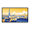 Parisian Charm Cityscape Canvas for Living Room