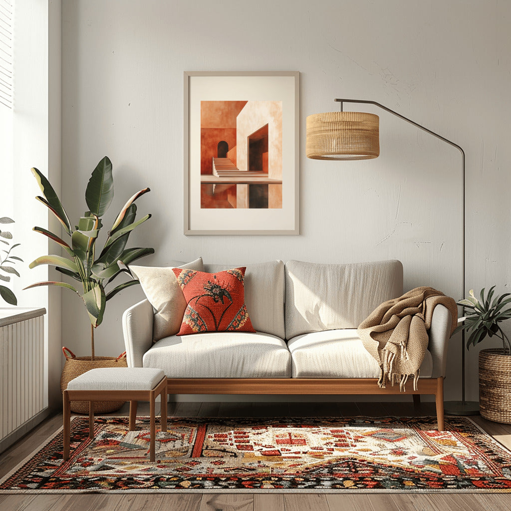 Moroccan Essence: Minimal Architectural Art