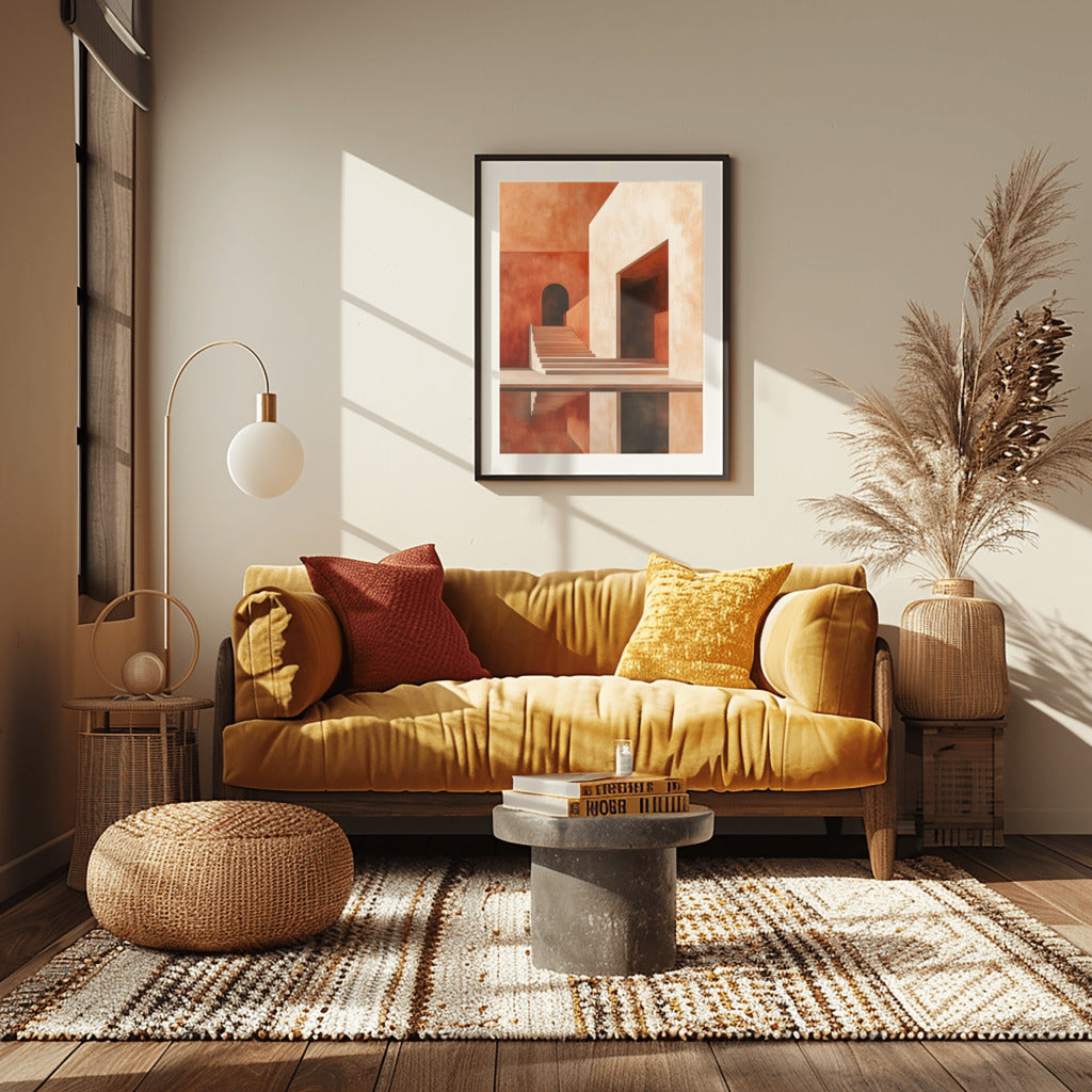 Moroccan Essence: Minimal Architectural Art