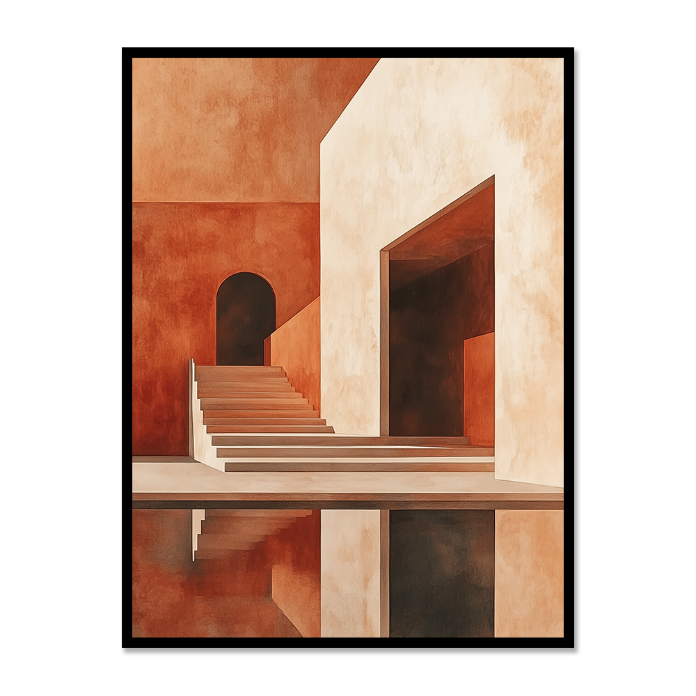 Moroccan Essence: Minimal Architectural Art