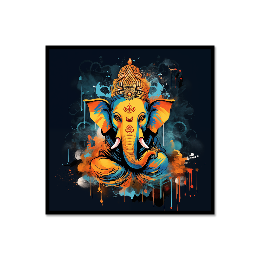 Divine Ganesha Majestic Art