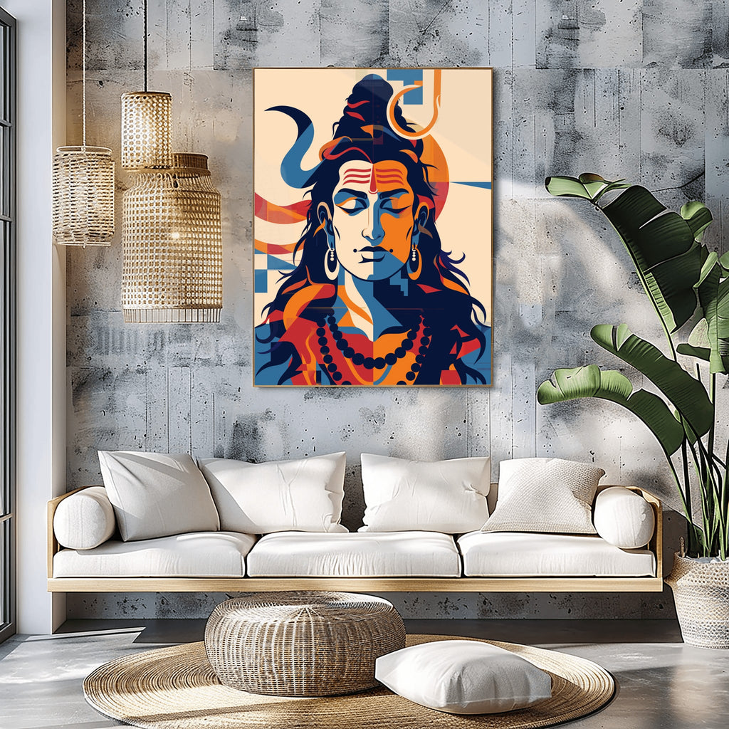 Vibrant Lord Shiva Majestic Art