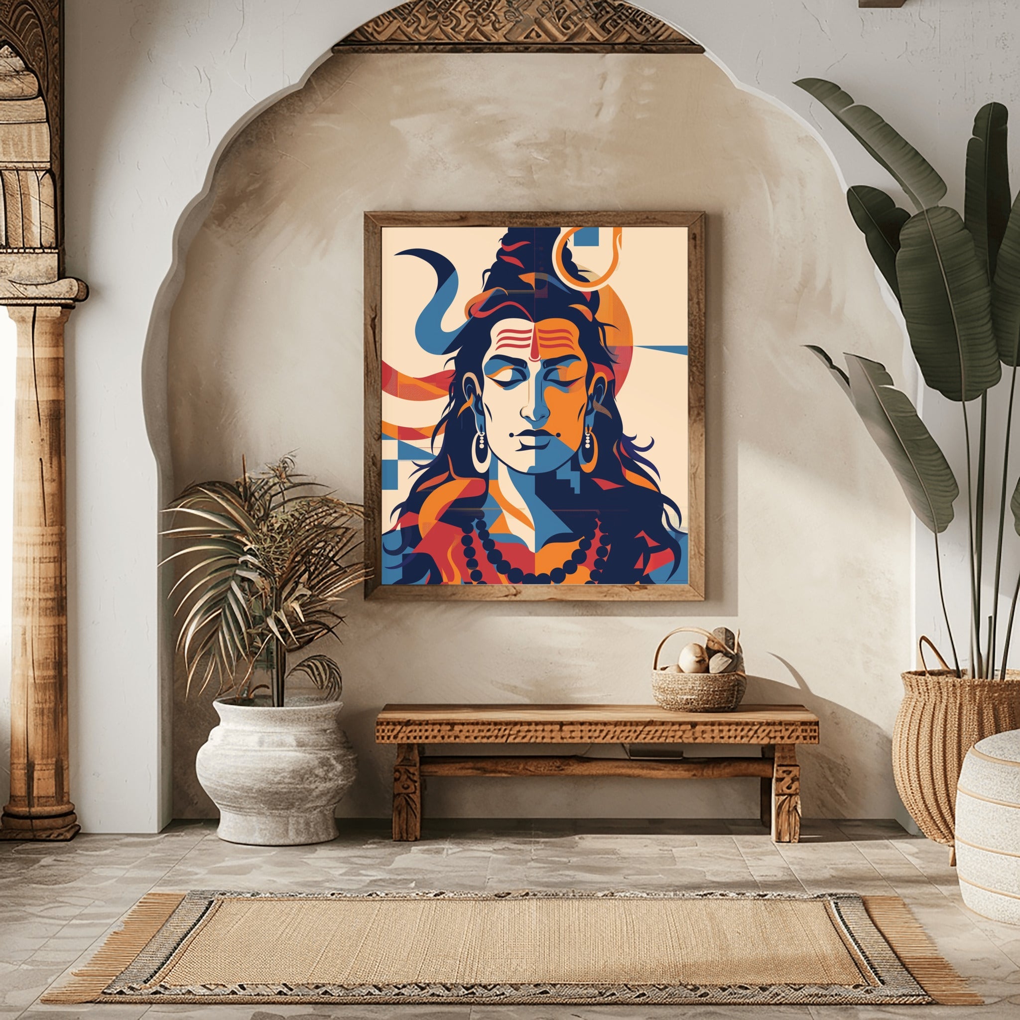 Vibrant Lord Shiva Majestic Art