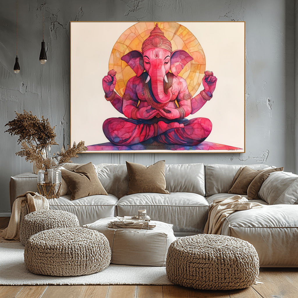 Ganesha’s Divine Aura of Serenity