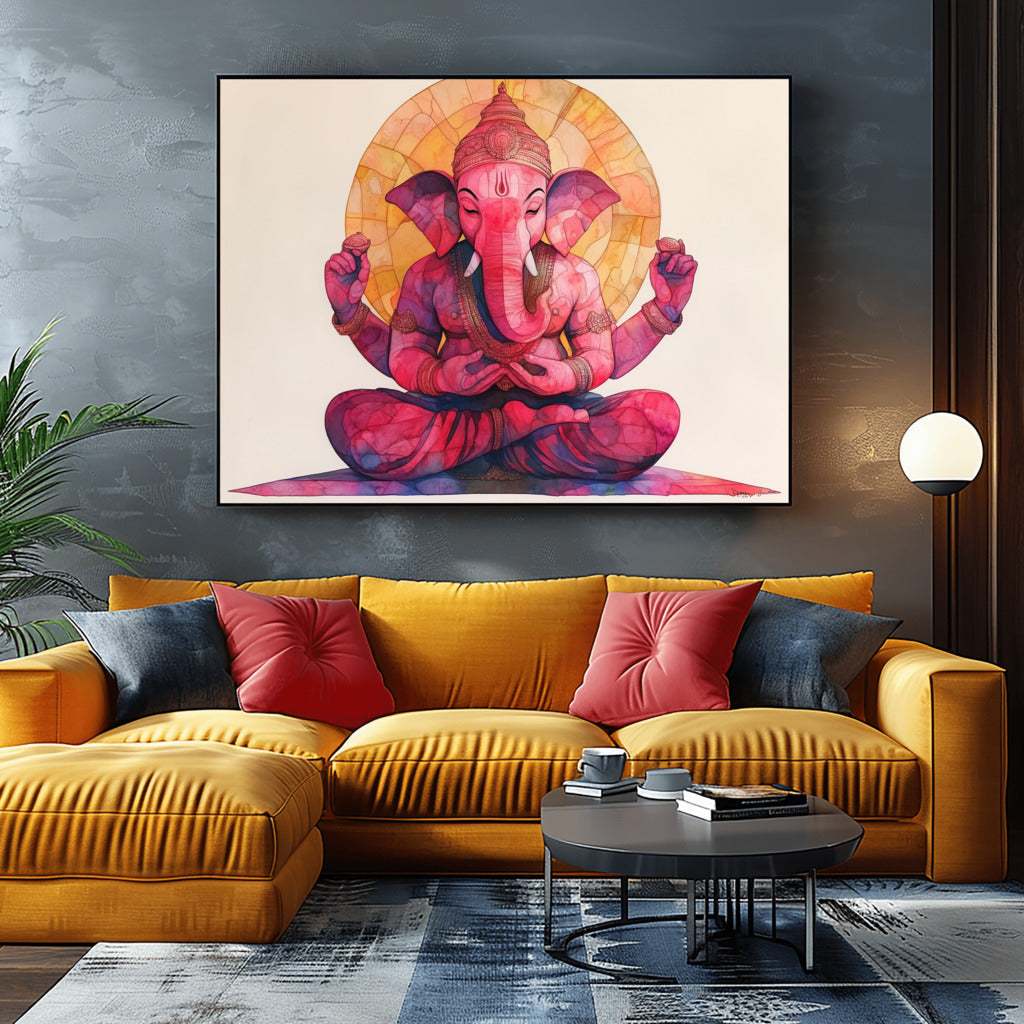 Ganesha’s Divine Aura of Serenity
